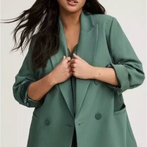 Torrid Teal Blazer Jacket